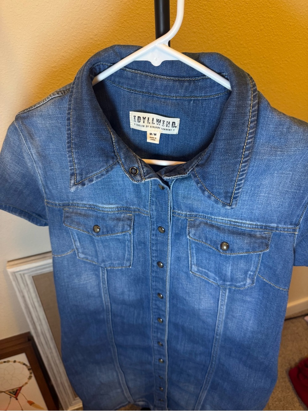 Idyllwind Blue Denim Shirt Dress - Picture 2 of 3